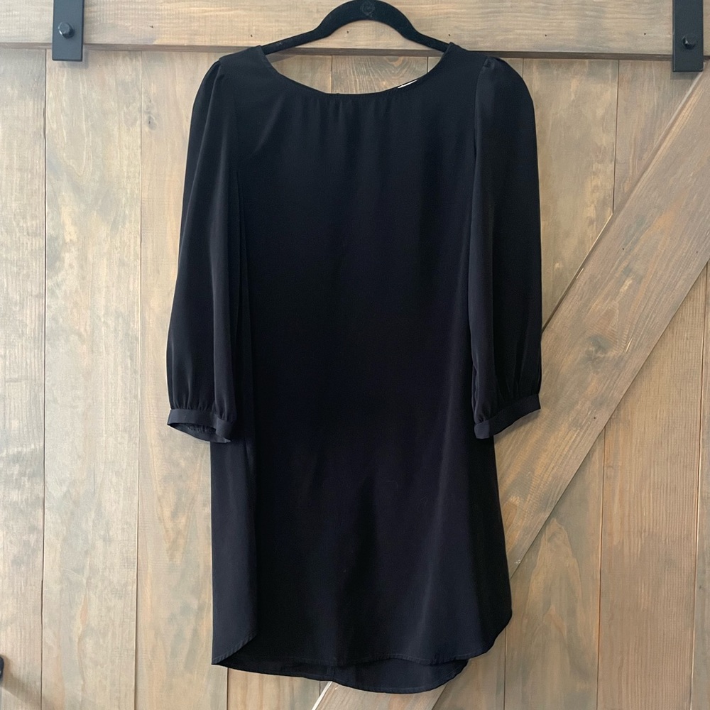 Black Dress with Quarter Sleeve
